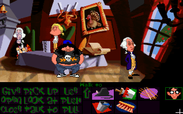A screenshot of Day of the Tentacle