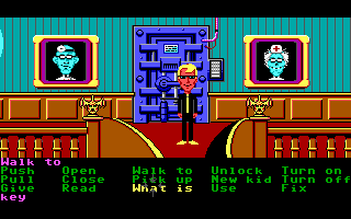 A screenshot of Maniac Mansion